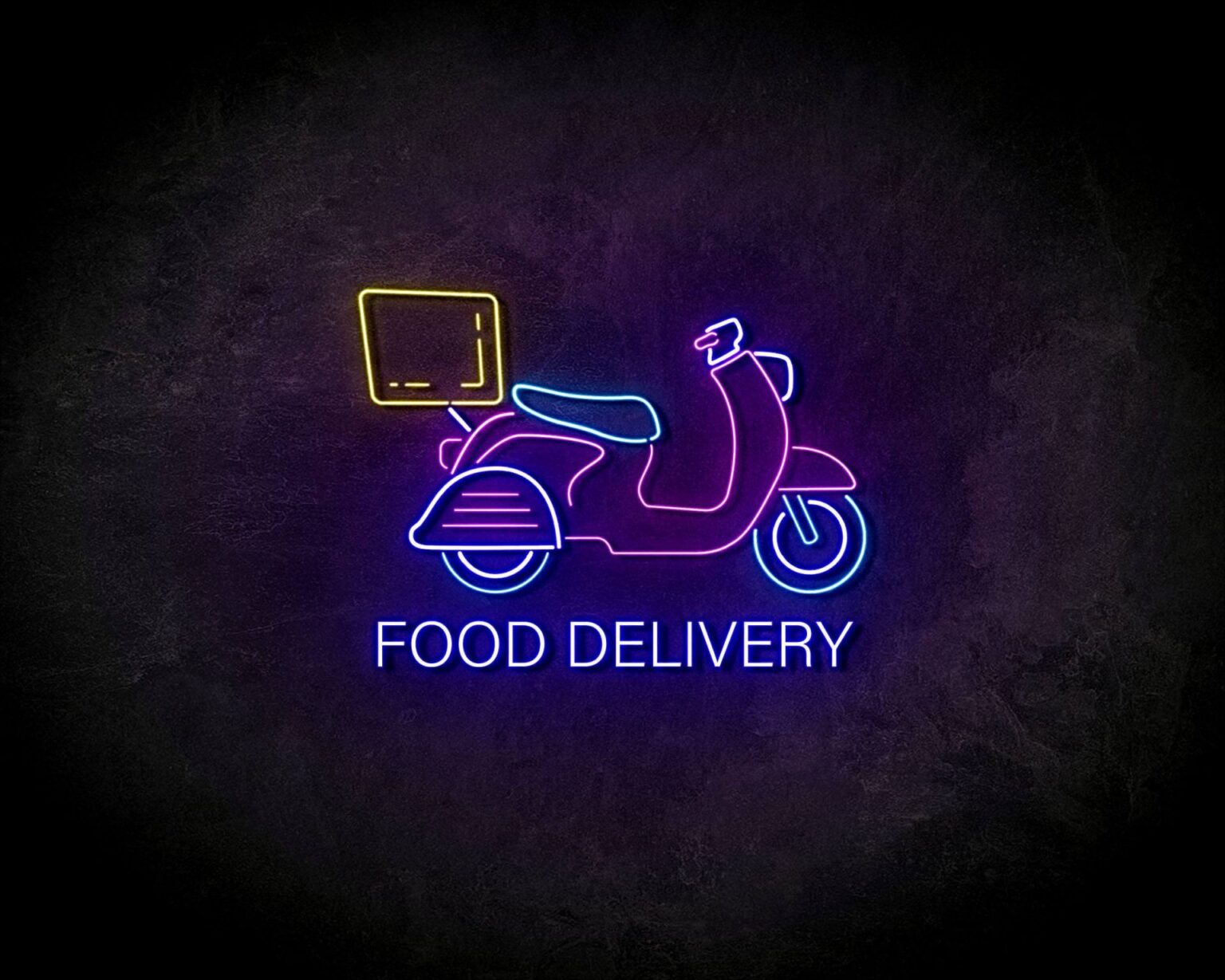 LED Neon Sign Food delivery - The Neon Company - DK